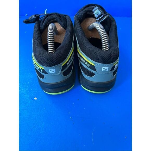 Salomon Speedcross Vario Black Yellow Mens Trail Running Shoes Sneaker Size 5 - Picture 6 of 9